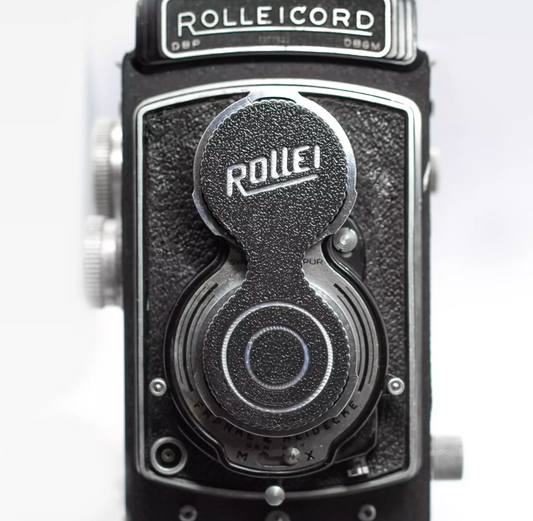 Rollei Snap-Fit Lens Cap Silver TLR for Bay 1 I Camera Rolleicord Rolleiflex