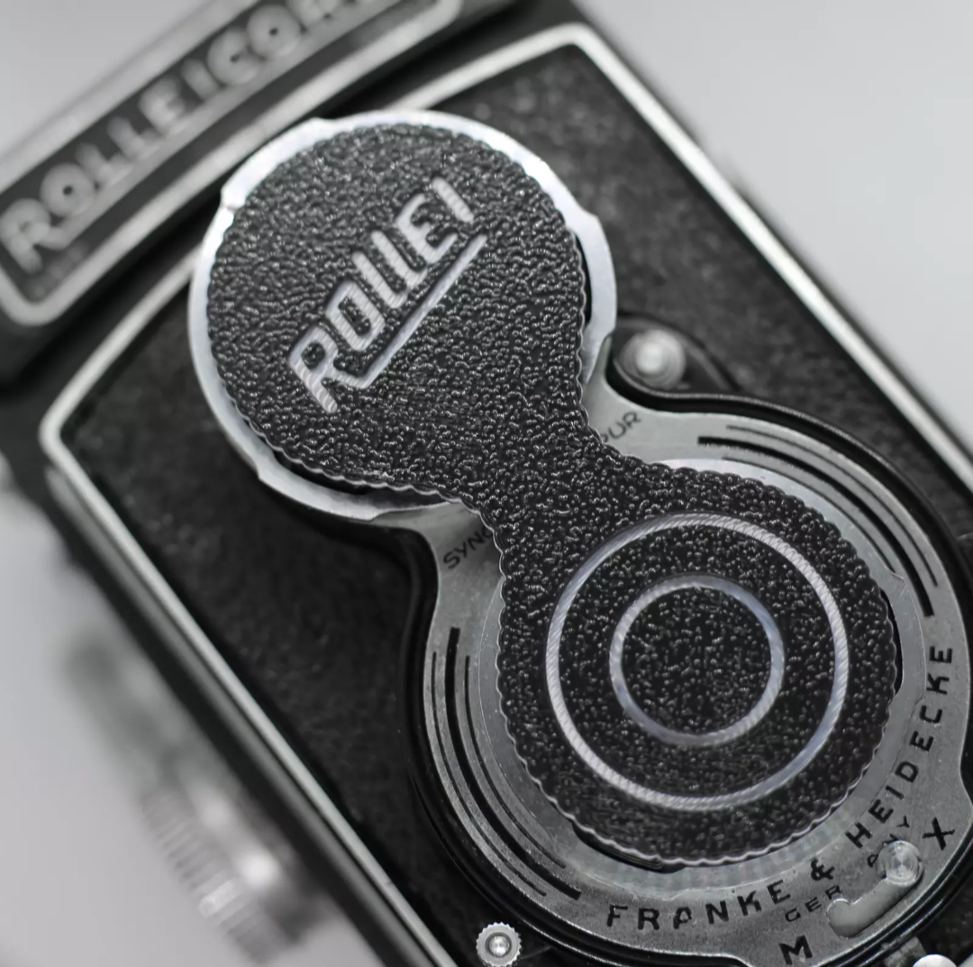 Rollei Snap-Fit Lens Cap Silver TLR for Bay 1 I Camera Rolleicord Rolleiflex